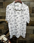 Ranch Life Men's Western Polo Shirt