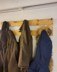 9 Coat Rack | Rustic Western Display | Handcrafted Wooden Organizer | Space-Saving Home Decor | Made in USA