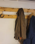 9 Coat Rack | Rustic Western Display | Handcrafted Wooden Organizer | Space-Saving Home Decor | Made in USA