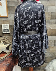 Ranch Life Women's Lounge Kimono Robe