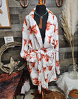 Highland Cow Women's Western Bath Robe