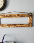 9 Coat Rack | Rustic Western Display | Handcrafted Wooden Organizer | Space-Saving Home Decor | Made in USA