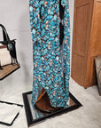 All Turquoise Long Duster Dress