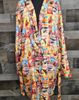 Vintage Rodeo Poster Women's Western Bath Robe