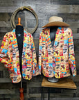 Women's Vintage Rodeo Poster Blazer