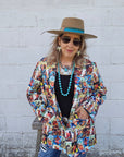 Cowboy Collage Women's Western Blazer