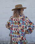 Cowboy Collage Women's Western Blazer