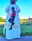 Viva Las Vegas Rodeo Women's Western Duster Dress