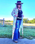Viva Las Vegas Rodeo Women's Western Duster Dress
