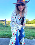 Viva Las Vegas Rodeo Women's Western Duster Dress