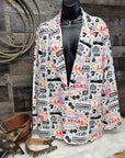 Yeehaw Cowboy Vegas Women's Western Blazer