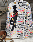 Yeehaw Cowboy Vegas Women's Western Blazer