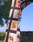 Vintage Cowboy Collage Western Flare Pants