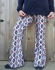 Southwestern Aztec Flare Pants