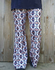Southwestern Aztec Flare Pants