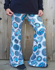 All Turquoise Flare Pants