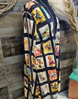 Vintage Cowboy Collage Western Lightweight Cardigan