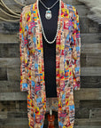 Vintage Rodeo Poster Lightweight Cardigan