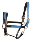 ExionPro Duo-Tone Leather Halter - Blue