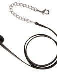 ExionPro Duo-Tone Leather Lead with Chain - Blue