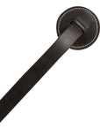 ExionPro Duo-Tone Leather Lead with Chain - Blue