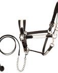 ExionPro Duo-Tone Leather Halter - White