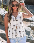 Kyra Bow Tie Closure Ruffled Vest