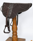 Hilason Natural Horsemanship Leather Bareback English Treeless Saddle Pad