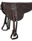 Hilason Natural Horsemanship Leather Bareback English Treeless Saddle Pad