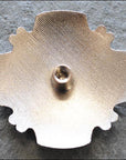 Western Screw Back Concho 1 Cross Gun Shooting Bling Silver Saddle