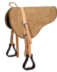 Hilason Natural Horsemanship Leather Bareback Western Treeless Saddle Pad
