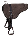 Hilason Natural Horsemanship Leather Bareback Western Treeless Saddle Pad