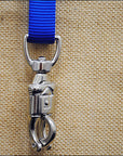 Weaver Blue Nylon Tack Horse Trailer Tie Nickel Plated Hardware