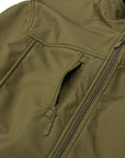 Mens Solid Soft Shell Storm Tech Jacket Coat