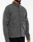 Mens Solid Soft Shell Storm Tech Jacket Coat