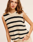 The Stella Sleeveless Sweater Top