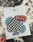 Checkered Spade TEE or CREWNECK