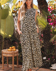 Yara Leopard Sleeveless Maxi Dress
