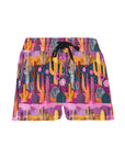 Women's Pink Cactus Beach Board Shorts