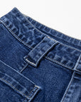 Victoria Wide Leg Pocketed High Waist Jeans