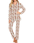 Christmas Highland Women's Western Pajama Set