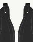Hilason Replacement Leather Fenders Pair Horse Endurance Saddle Black