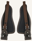 Hilason Replacement Leather Fenders Pair Horse Endurance Saddle Brown
