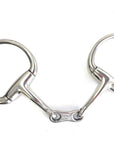 AJ Tack French Link Curved Eggbutt Snaffle Bit