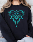 The Turquoise Boot Stitch Graphic Sweatshirt