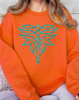 The Turquoise Boot Stitch Graphic Sweatshirt