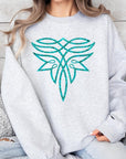 The Turquoise Boot Stitch Graphic Sweatshirt