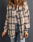 Khloe Oversized Plaid Pattern Shacket