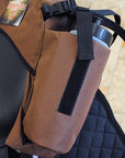 600D Cordura Outer Saddle Bags W/Bottle Brown Hilason