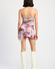 ONE SHOULDER TOP WITH SCARF DETAIL
